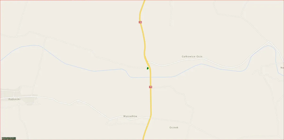 Mapa wjazdu do ośrodka